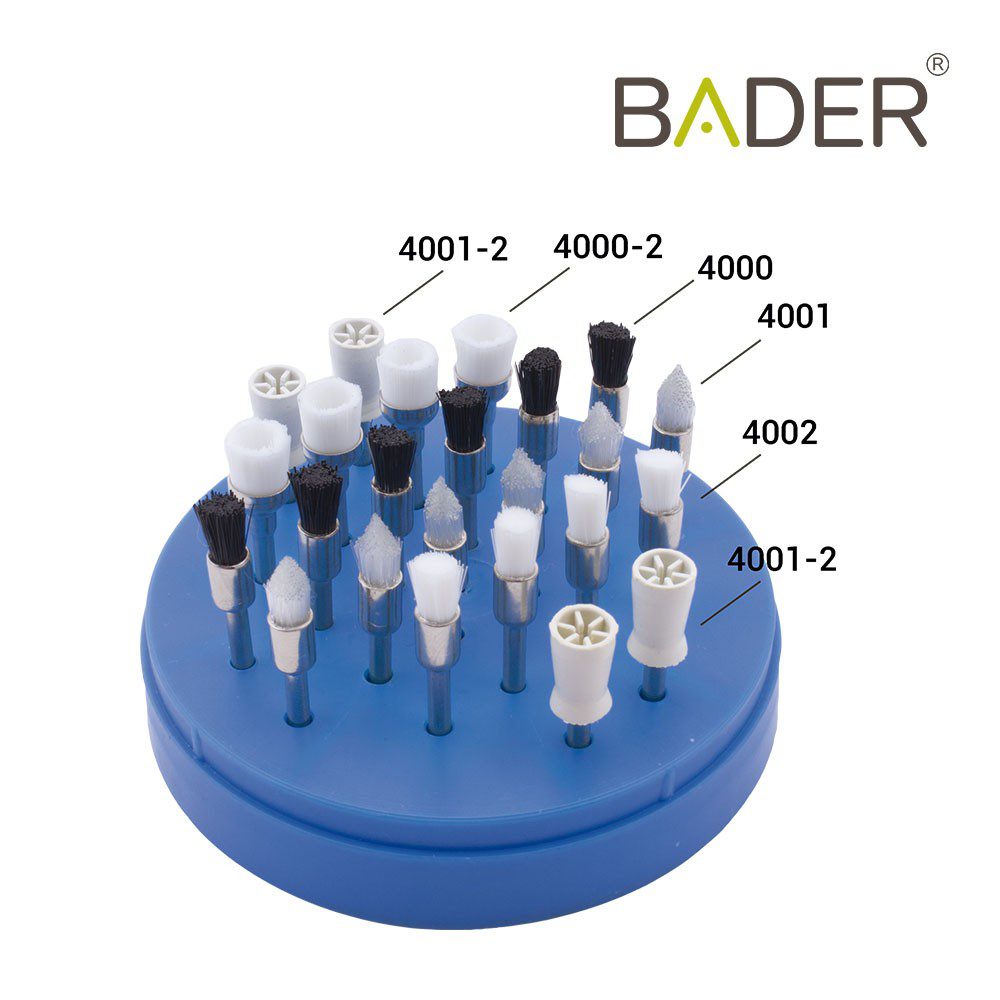 BADER® DENTAL Prophylaxis Brush Rubber Cup X100 pcs. TÂMEGAMED