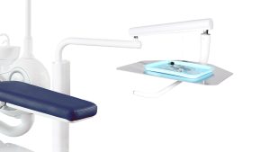 Mesa articulado para unidad dental